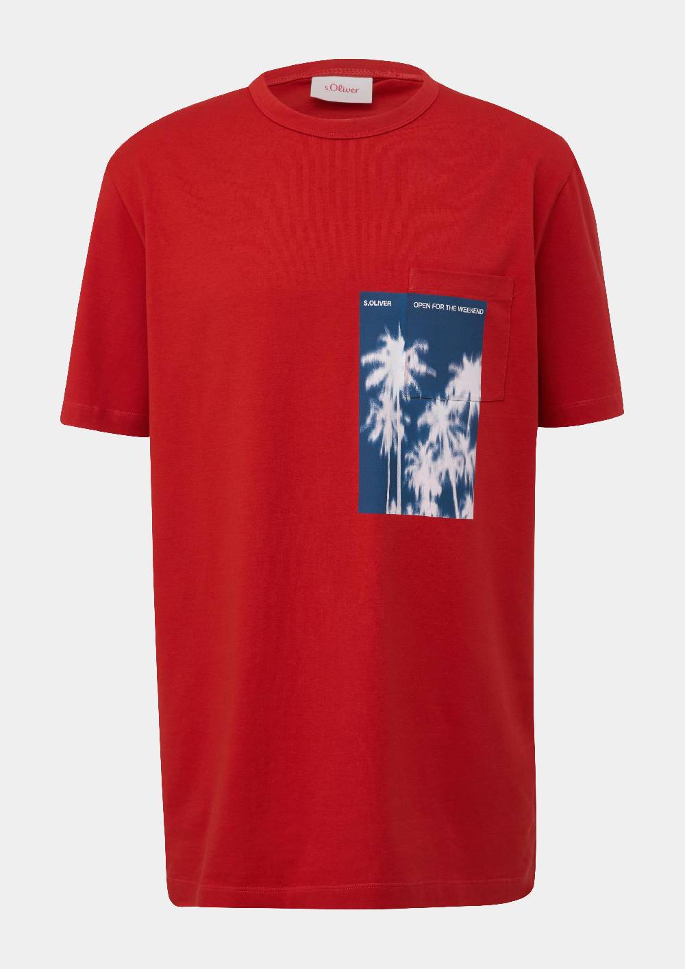 s.Oliver T-Shirt aus Baumwollstretch Weihnachtsangebot