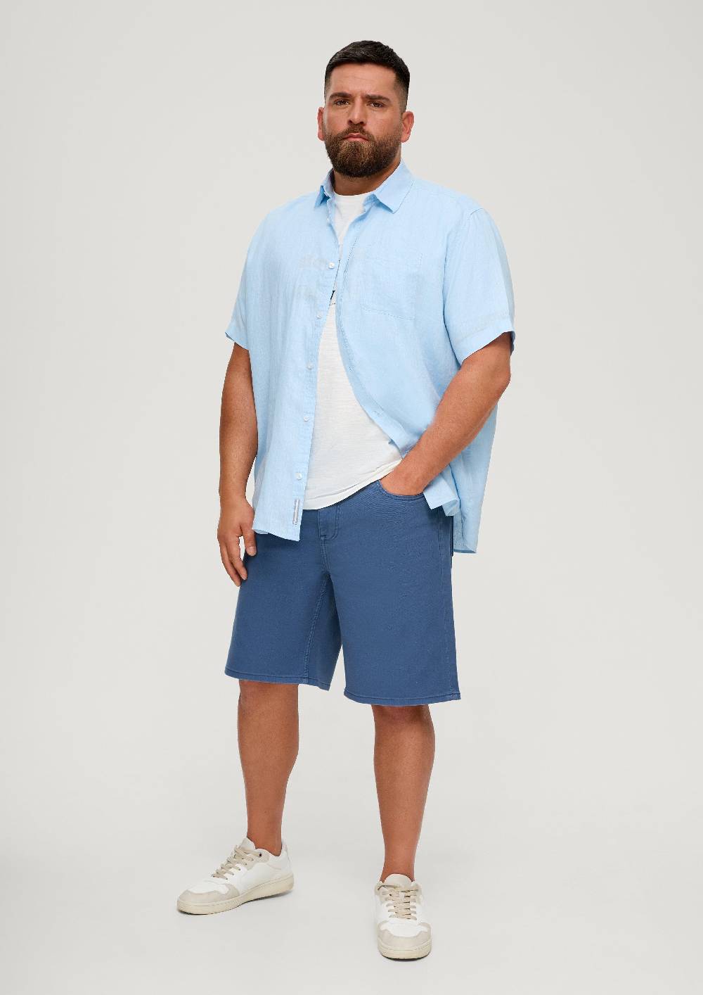 s.Oliver Jeans-Bermuda Casby / Relaxed Fit / Mid Rise / Straight Leg Valentinstagsangebot
