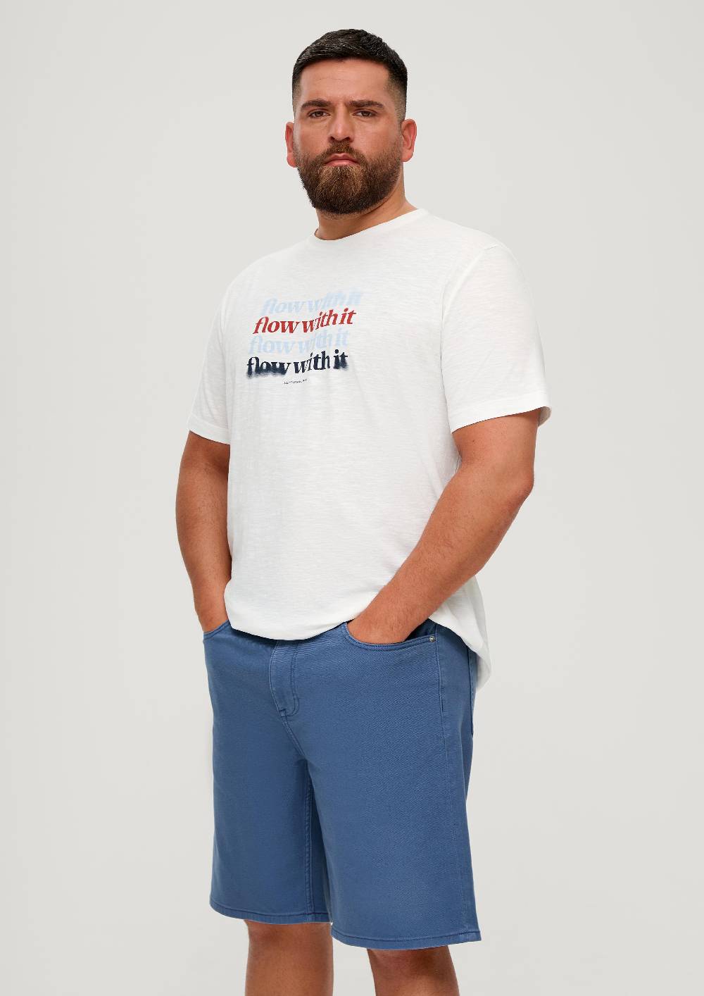 s.Oliver Jeans-Bermuda Casby / Relaxed Fit / Mid Rise / Straight Leg Valentinstagsangebot