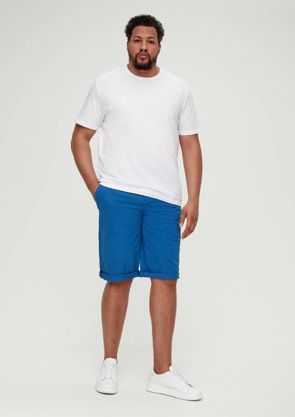 s.Oliver Relaxed: Bermuda aus Baumwollstretch Jubiläumsangebot