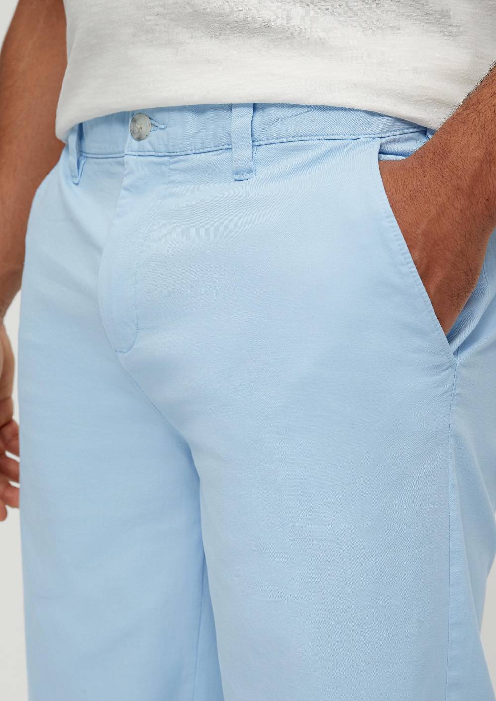 s.Oliver Relaxed: Bermuda aus Baumwollstretch Lagerräumung