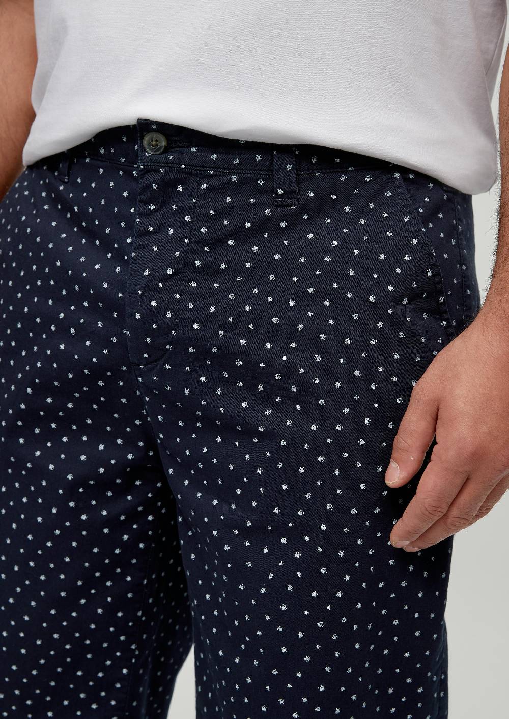s.Oliver Slim: Bermuda mit Allover-Print Neueste Mode