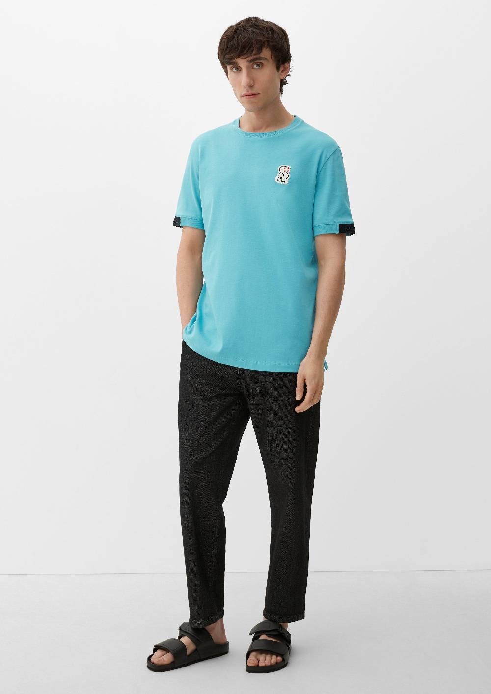 s.Oliver T-Shirt mit Labelpatch Tiefpreis