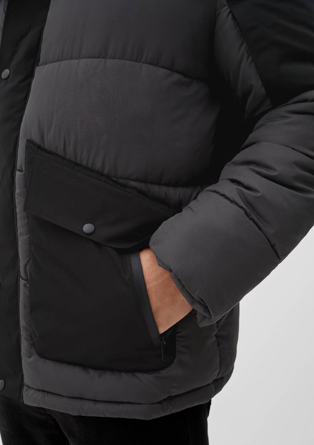 s.Oliver Steppjacke mit Kapuze Vierteljährliche Förderung