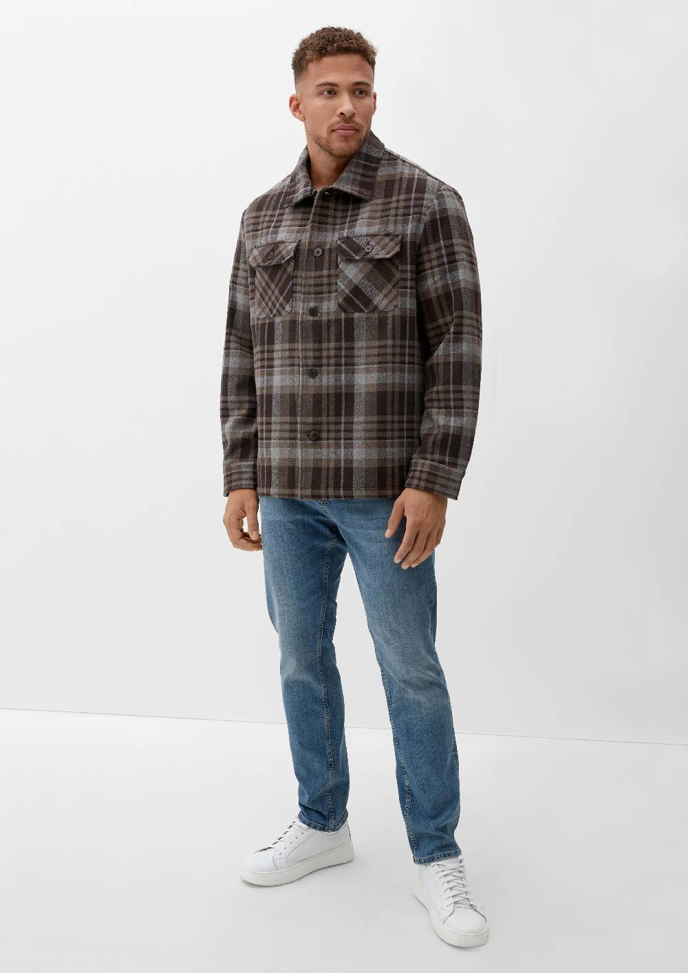 s.Oliver Overshirt aus Wollmix Nur noch ein Tag übrig