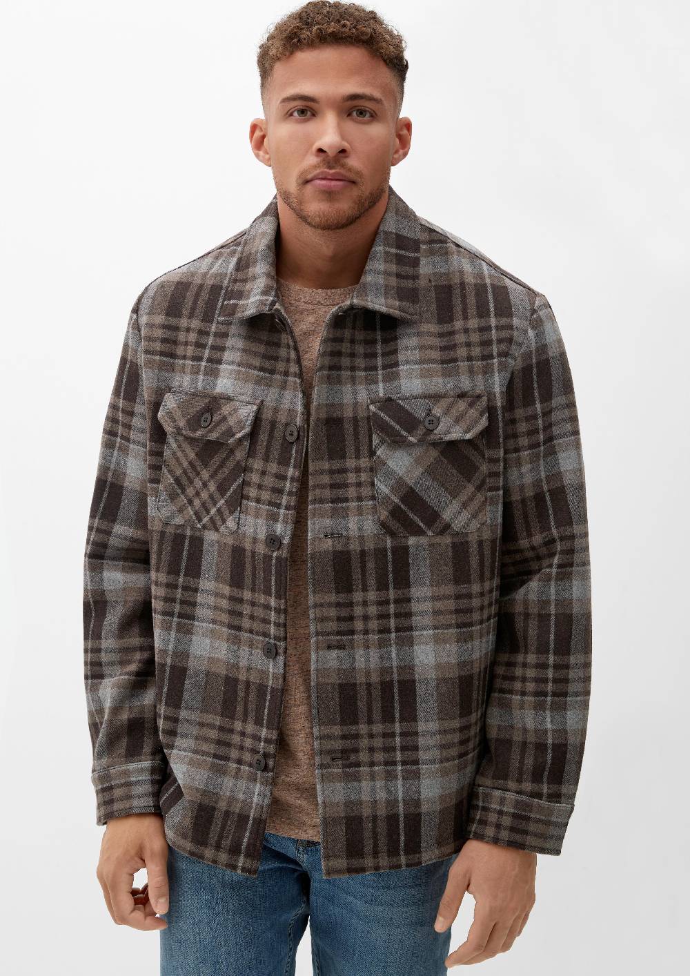 s.Oliver Overshirt aus Wollmix Nur noch ein Tag übrig
