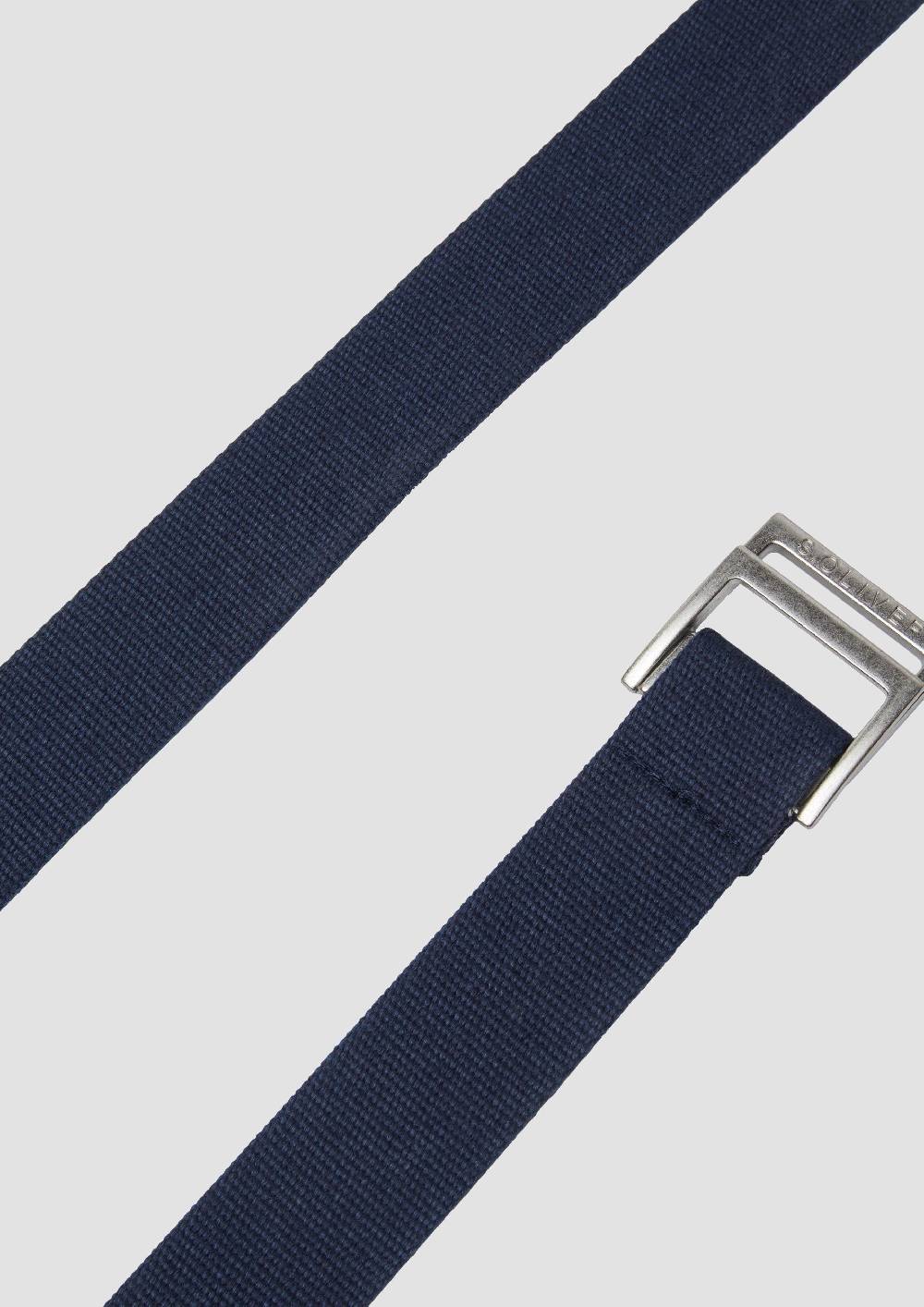 s.Oliver Canvas-Gürtel mit Lederdetails Kostenloser Versand international