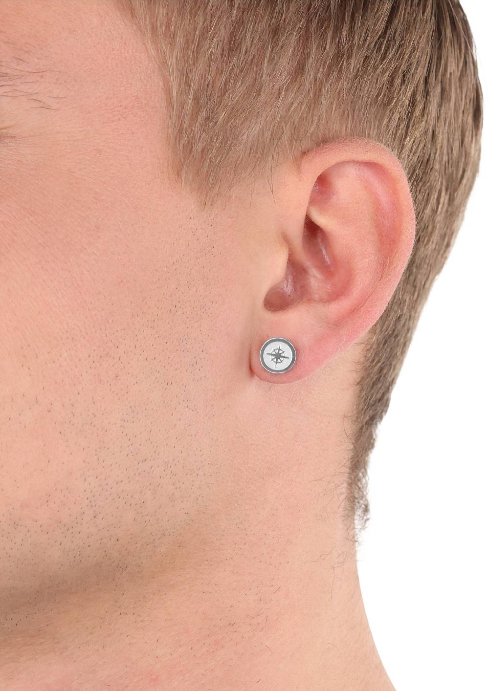 s.Oliver Single-Ohrstecker mit Kompass-Motiv Fabrikverkauf