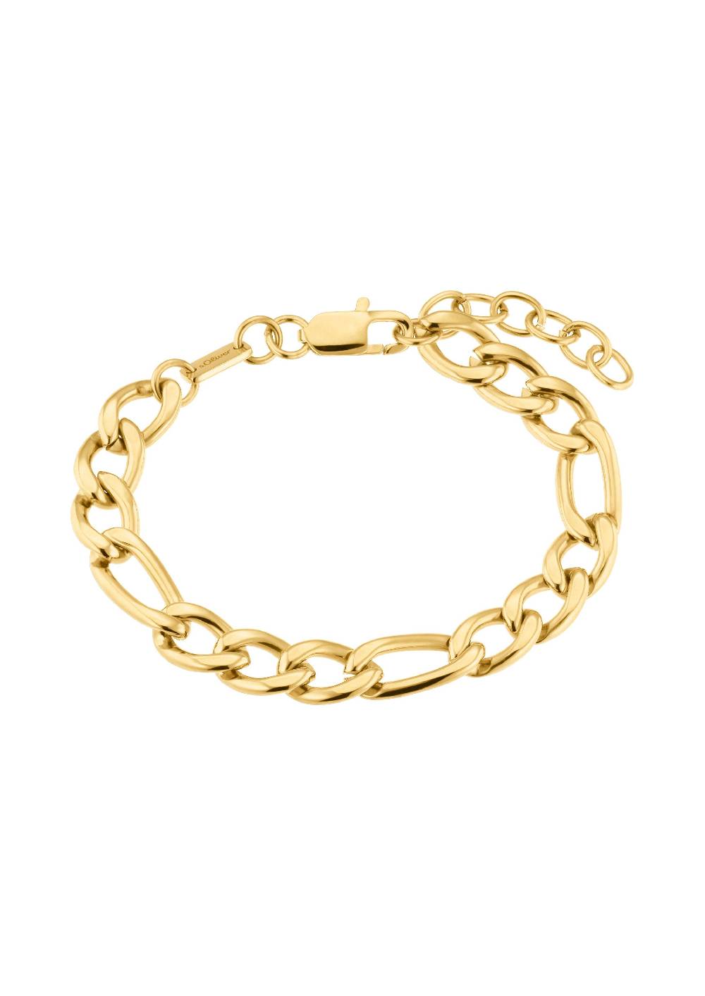 s.Oliver Goldenes Gliederarmband Saisonschlussverkauf