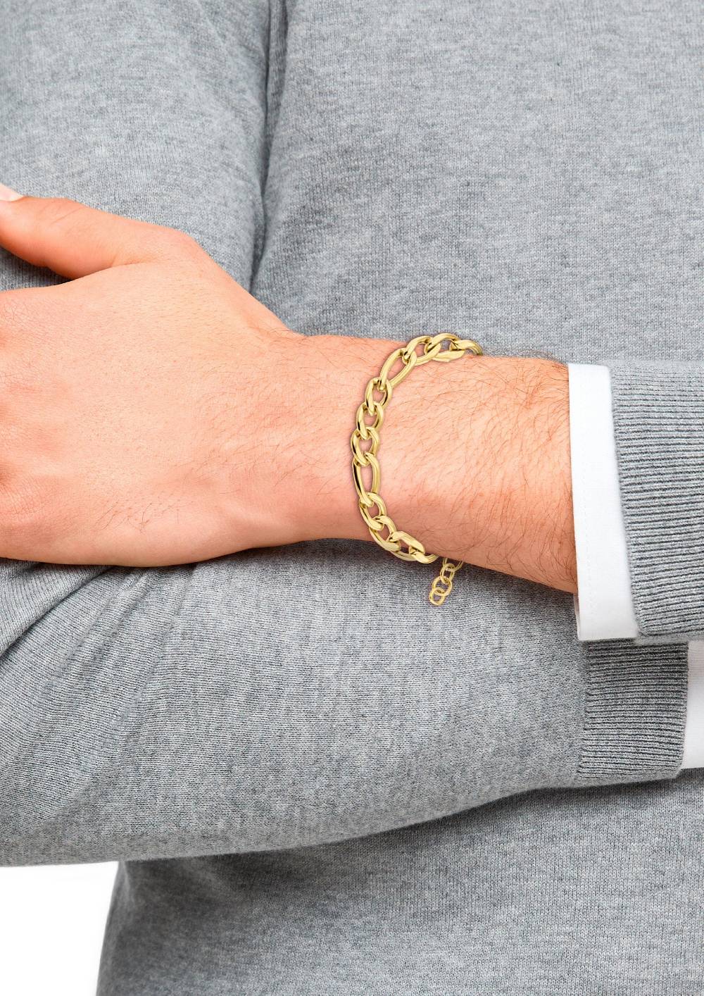 s.Oliver Goldenes Gliederarmband Saisonschlussverkauf