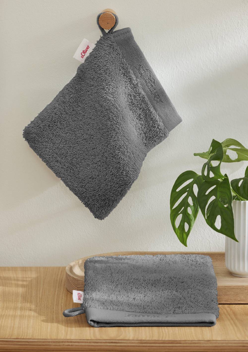 s.Oliver 2er-Pack Waschhandschuh Valentinstagsangebot