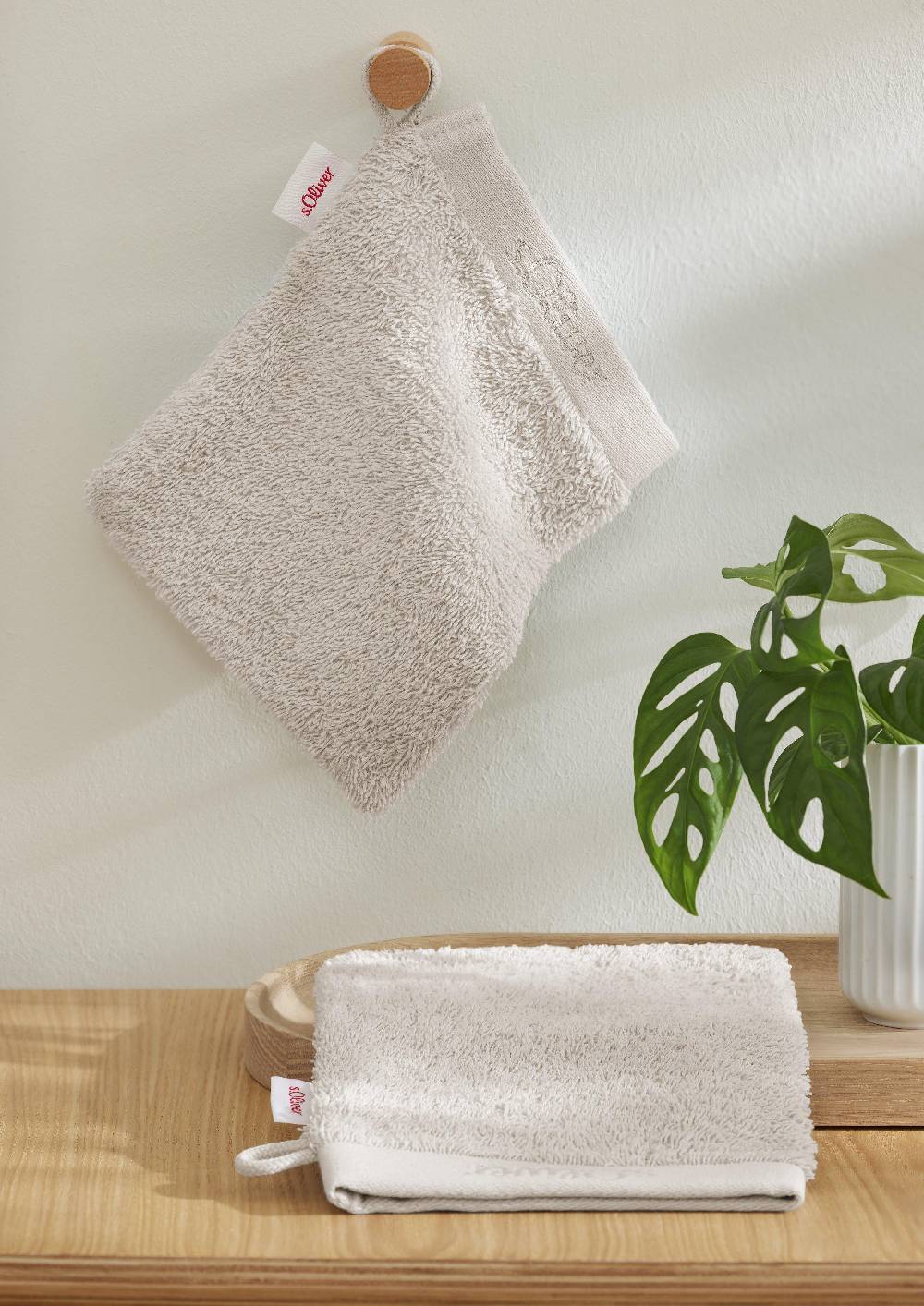 s.Oliver 2er-Pack Waschhandschuh Lagerräumung