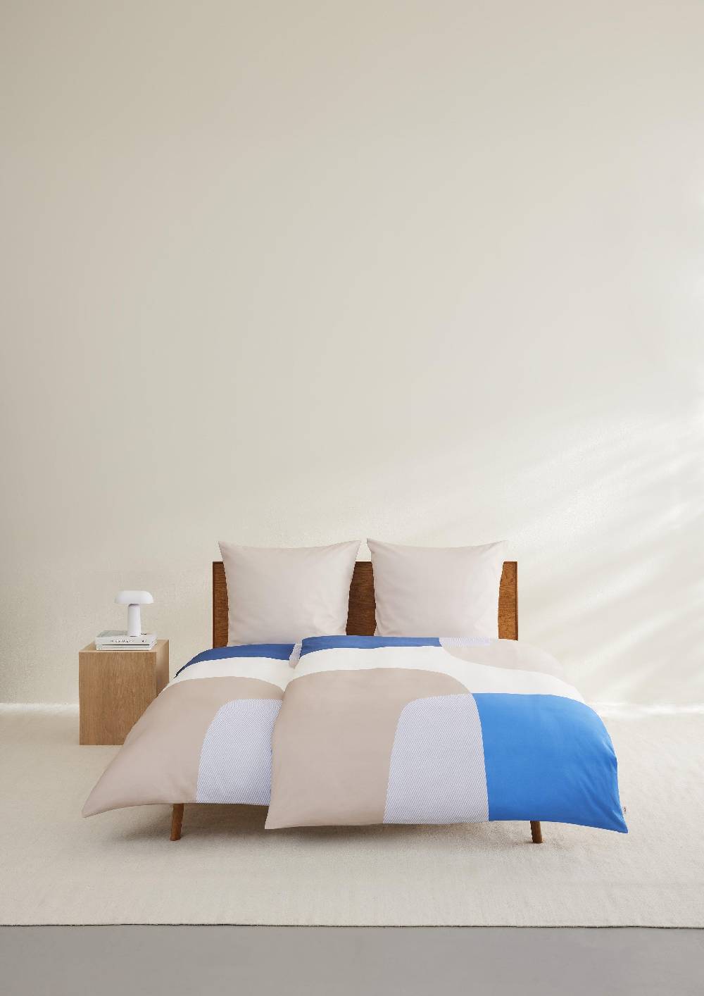 s.Oliver Satin-Bettwäsche aus Baumwolle mit grafischem Muster Top Angebot
