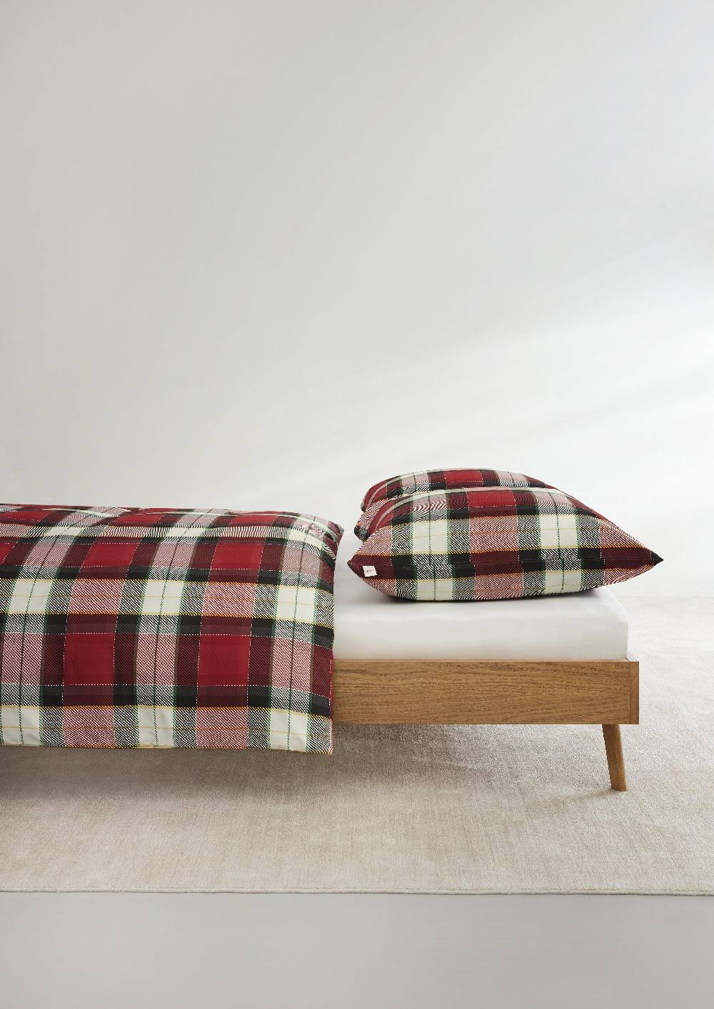 s.Oliver Flanell-Bettwäsche im Karo-Design Exklusive Angebote