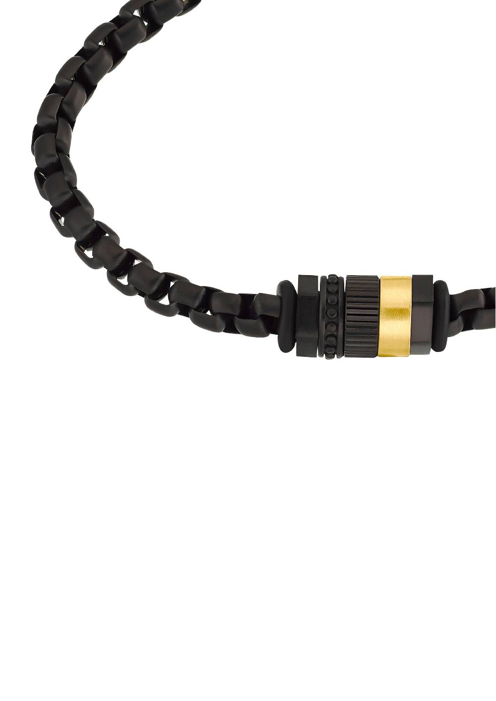 s.Oliver Edelstahl-Armband in Schwarz JETZT KAUFEN
