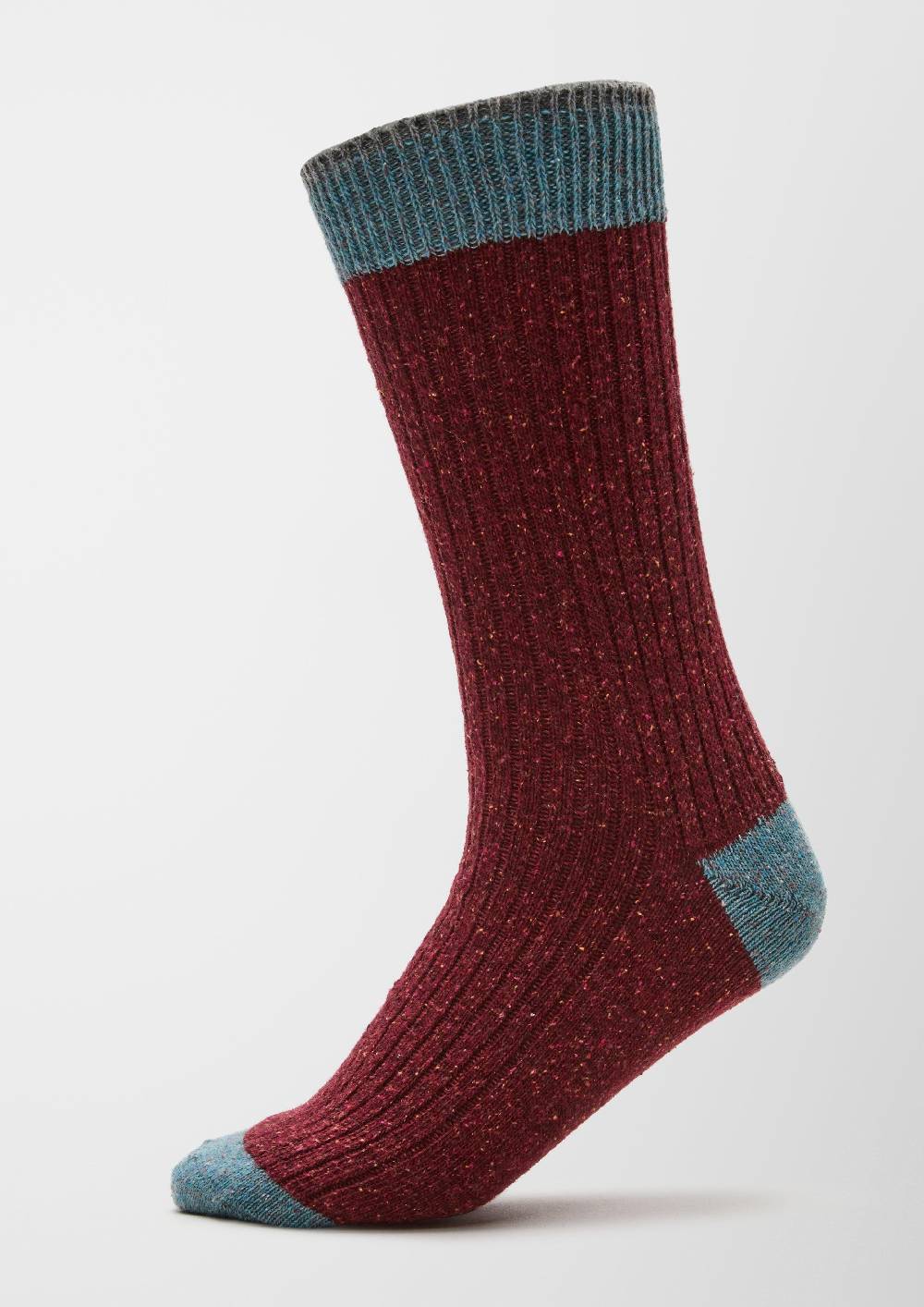 s.Oliver Melierte Stricksocken aus Woll-Seide-Mix Letzte 2 Tage
