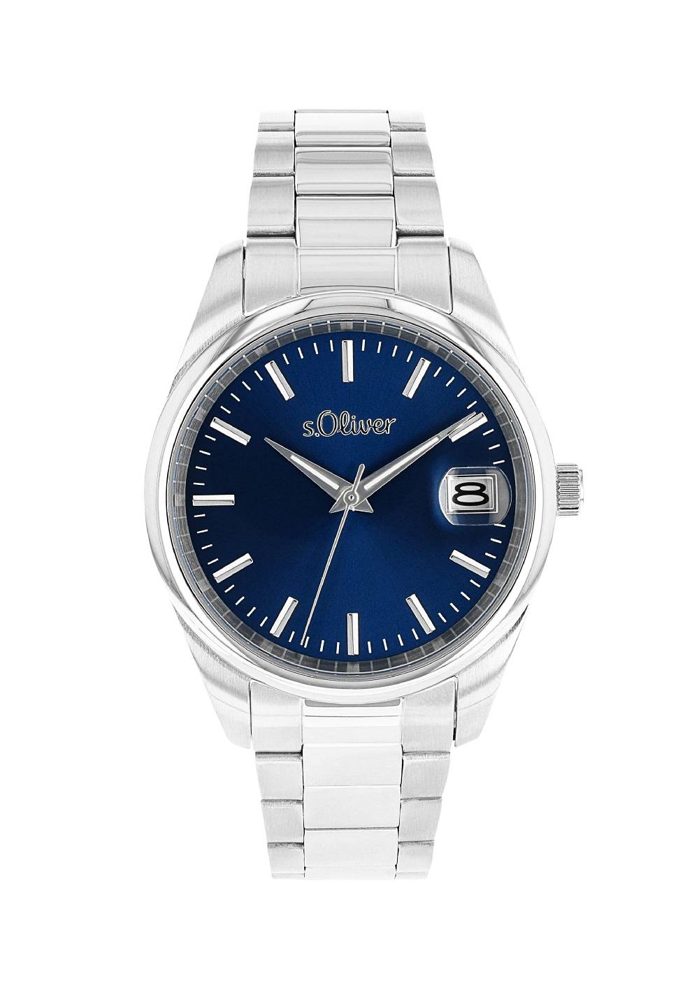 s.Oliver Klassische Edelstahluhr mit Gliederarmband Bis zu 65% Rabatt