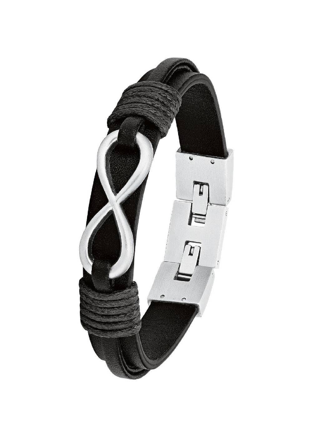 s.Oliver Armband aus Leder und Edelstahl Discount Store für neue Produkte