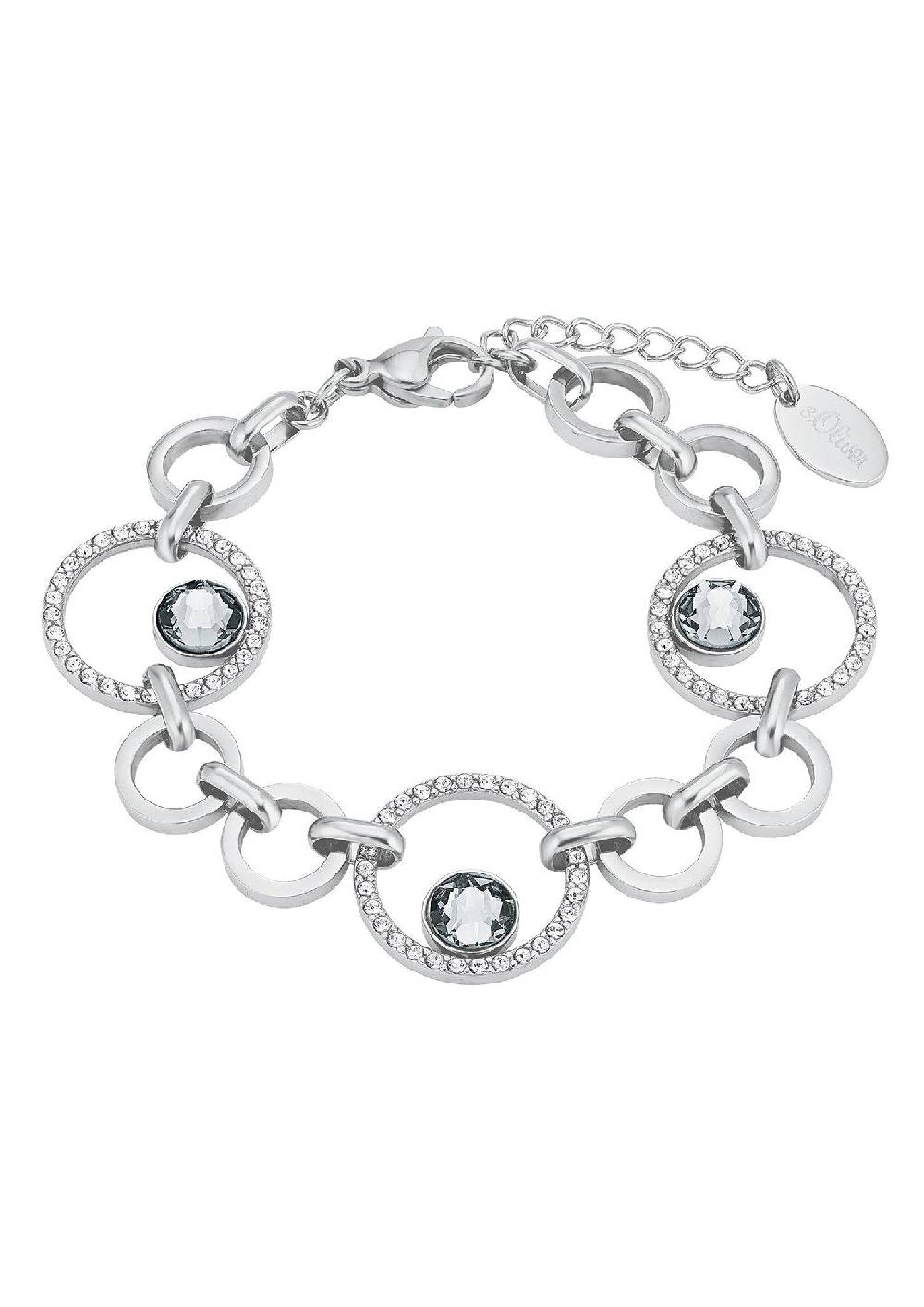 s.Oliver Armkette mit Kristallglas Super Rabatt