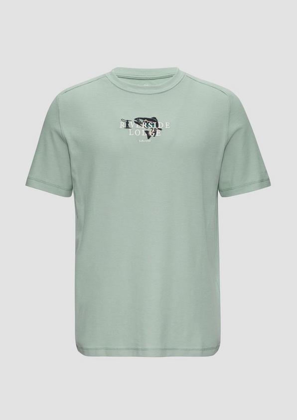 s.Oliver T-Shirt mit Stickerei aus Waffeljersey Black Friday Preise