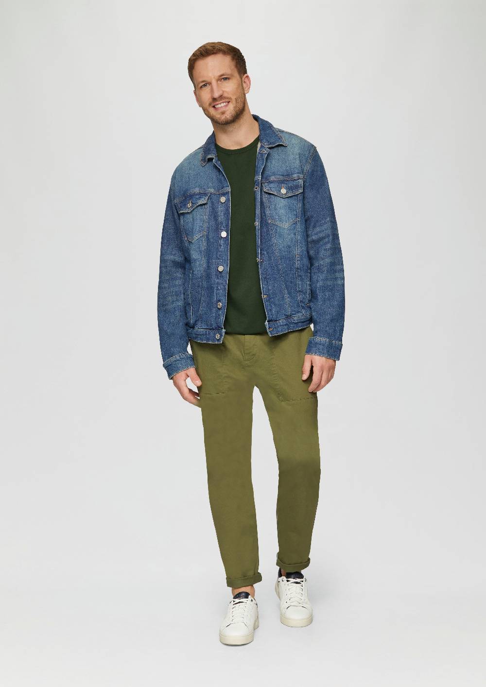 s.Oliver Softes Langarmshirt aus Baumwolljersey Im Verkauf