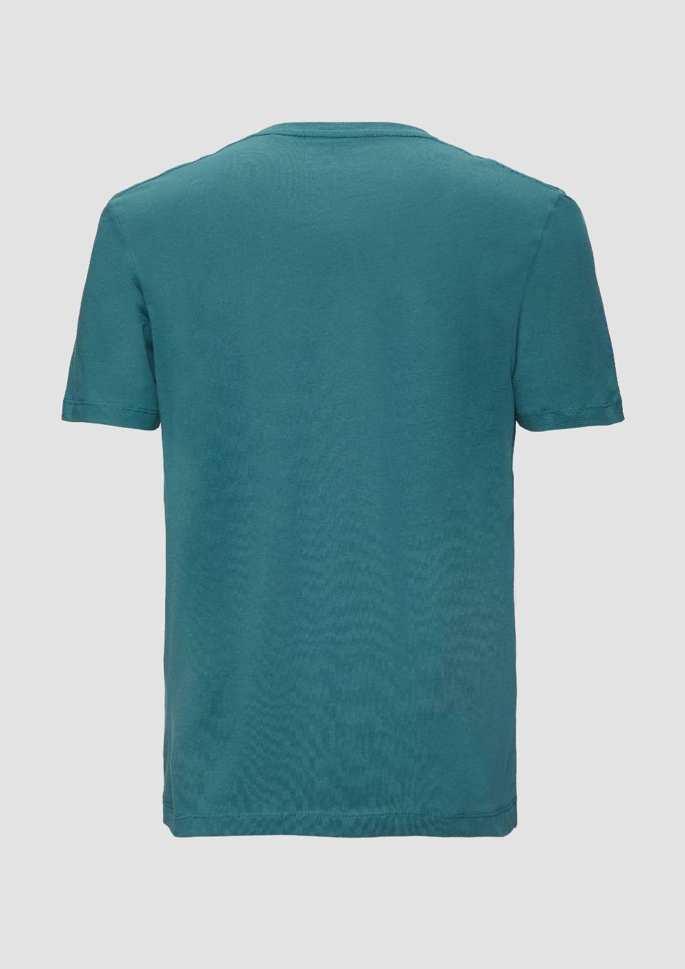 s.Oliver T-Shirt aus reiner Baumwolle mit Logo-Print zollfrei