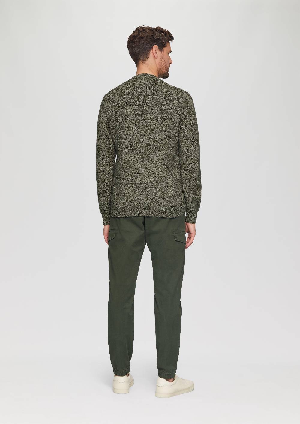s.Oliver Strickpullover mit Logo in Melange-Optik 50% Rabatt für begrenzte Zeit