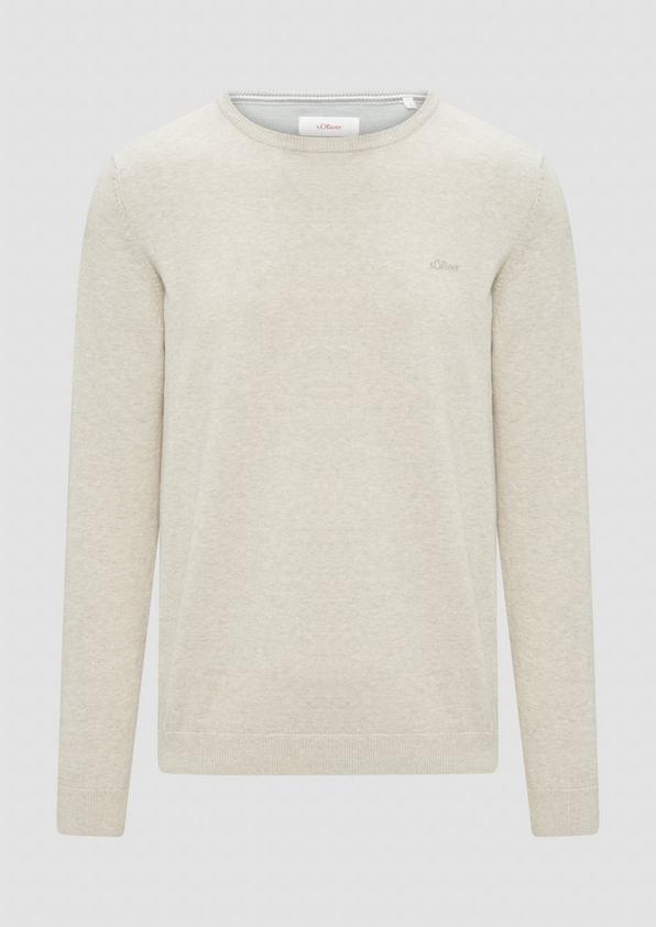 s.Oliver Strickpullover mit Logo-Stickerei 2025