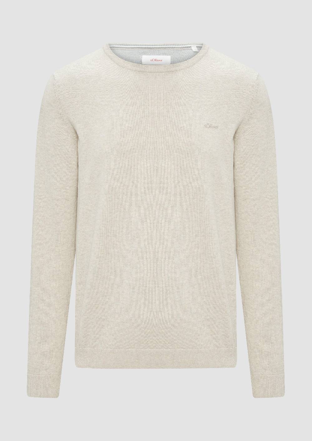 s.Oliver Strickpullover mit Logo-Stickerei 2025