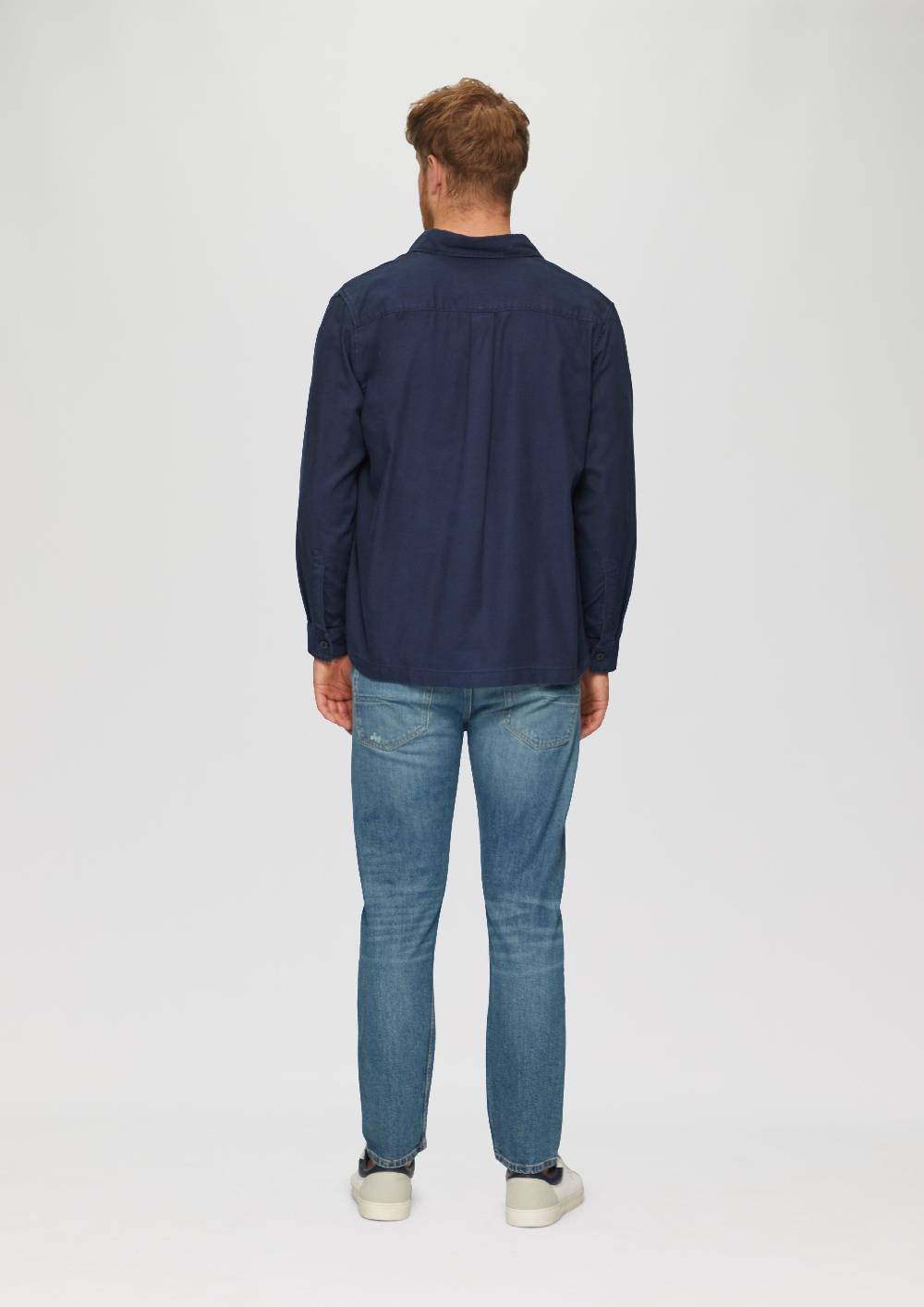 s.Oliver Lässiges Overshirt mit Fischgrat-Struktur Auslauf