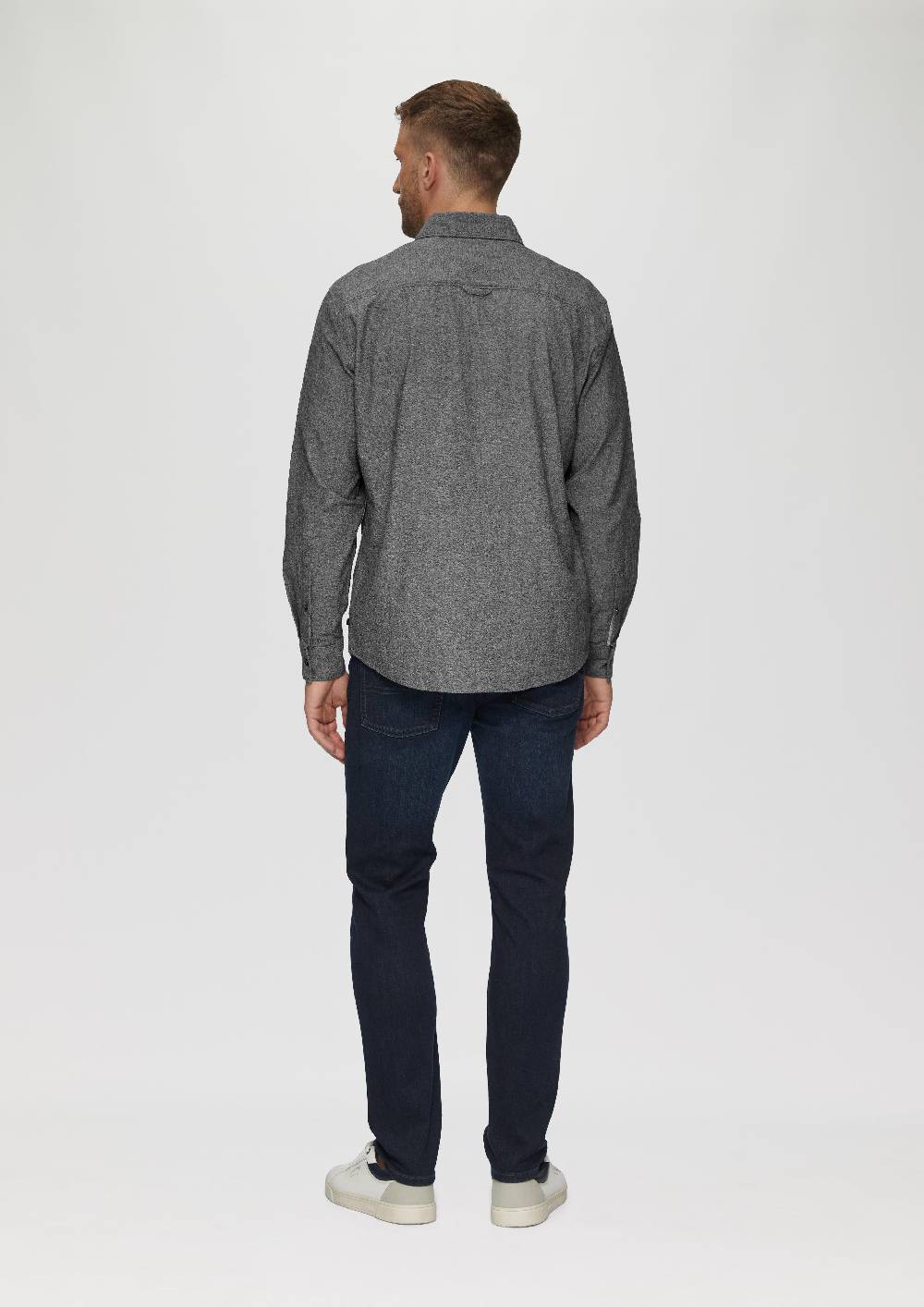 s.Oliver Regular Fit: Strukturiertes Hemd mit Button-Down-Kragen Verkauf