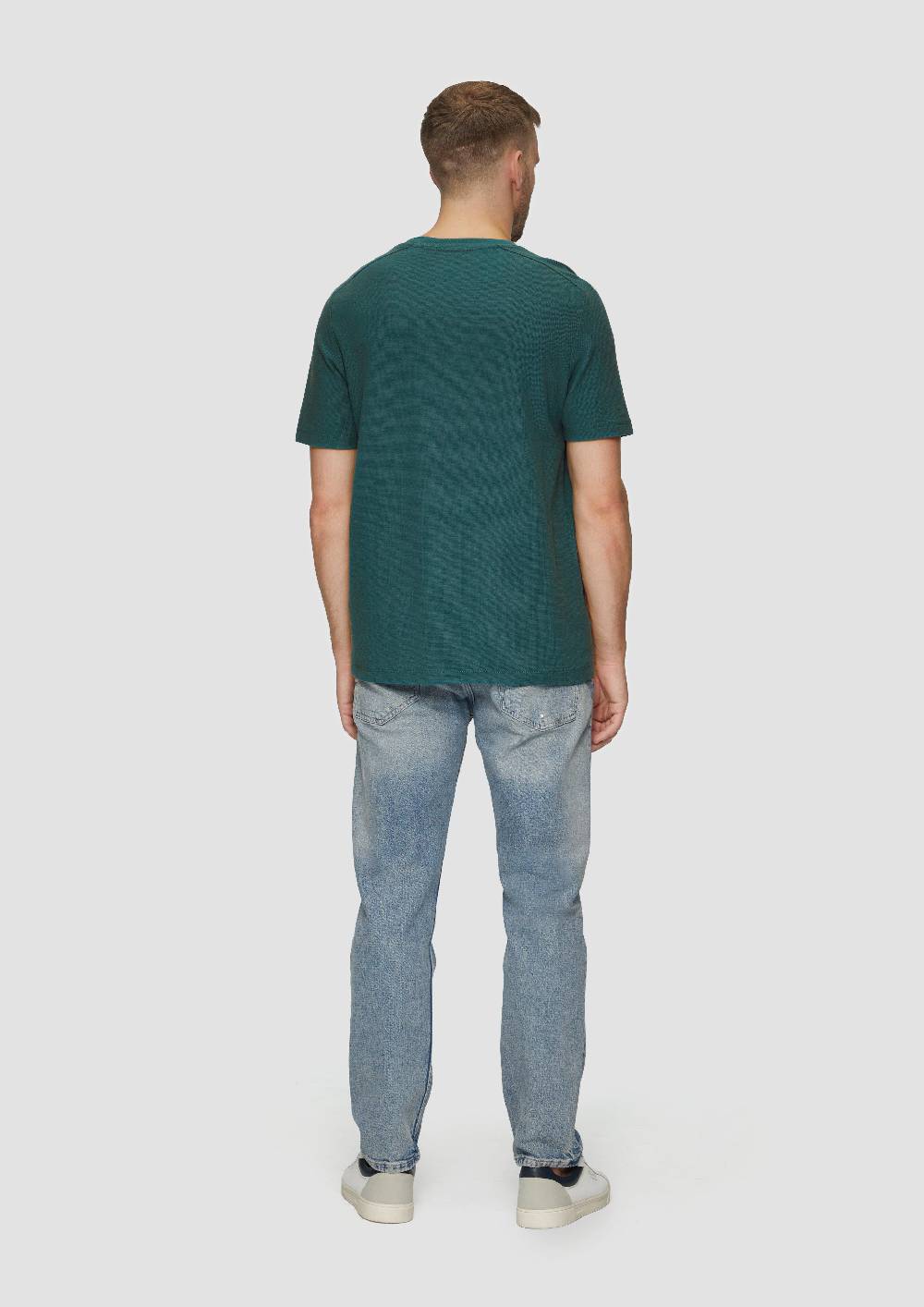 s.Oliver T-Shirt mit Brusttasche aus Waffeljersey Versandkostenfrei