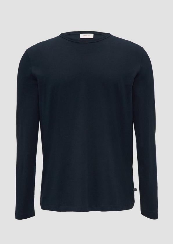 s.Oliver Softes Langarmshirt aus Baumwolljersey Online Shopping