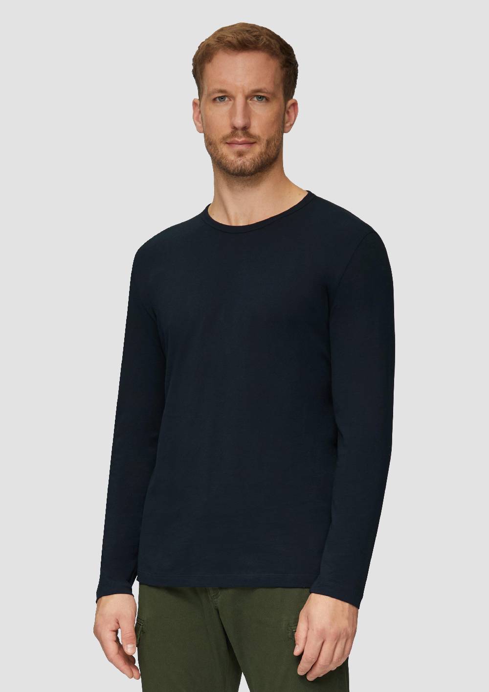 s.Oliver Softes Langarmshirt aus Baumwolljersey Online Shopping
