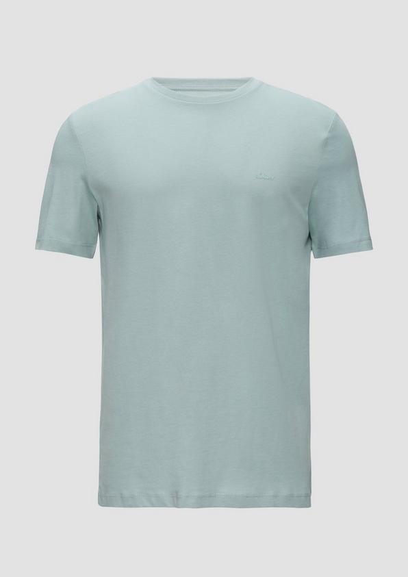 s.Oliver T-Shirt aus reiner Baumwolle mit Logo-Print Preisnachlass