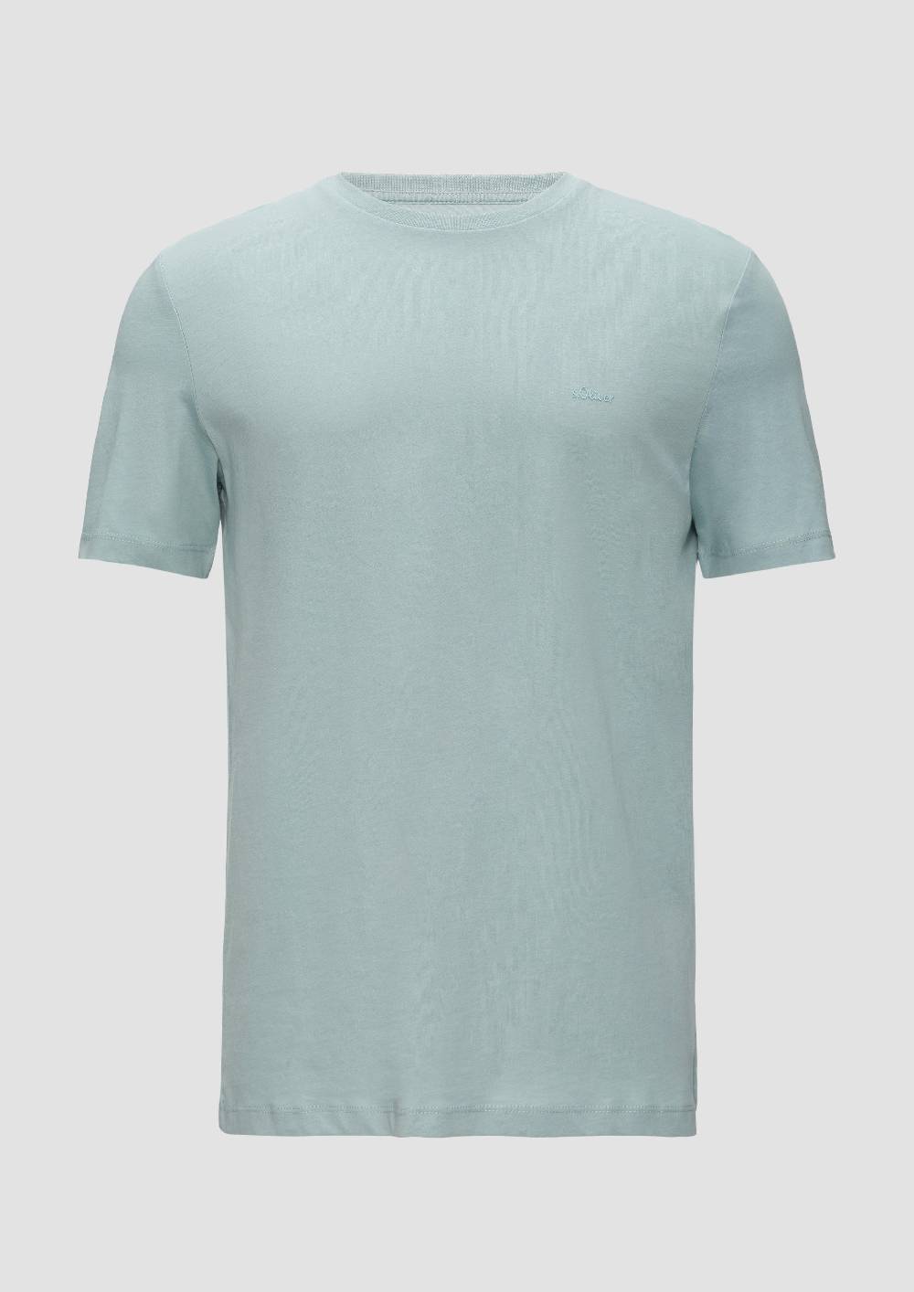 s.Oliver T-Shirt aus reiner Baumwolle mit Logo-Print Preisnachlass