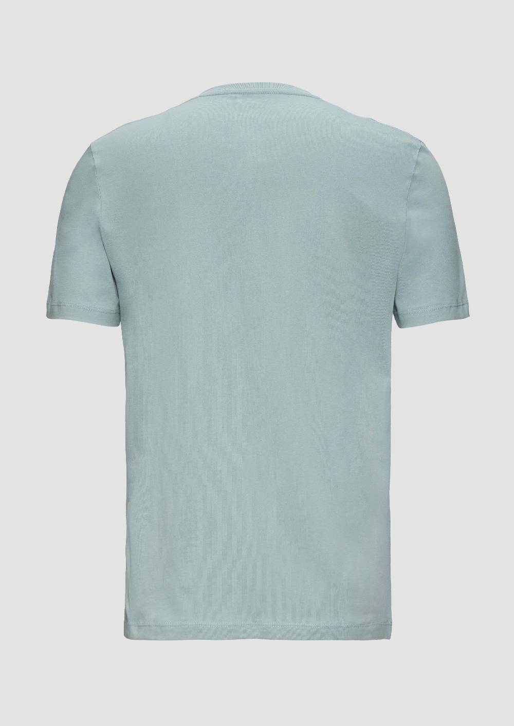 s.Oliver T-Shirt aus reiner Baumwolle mit Logo-Print Preisnachlass