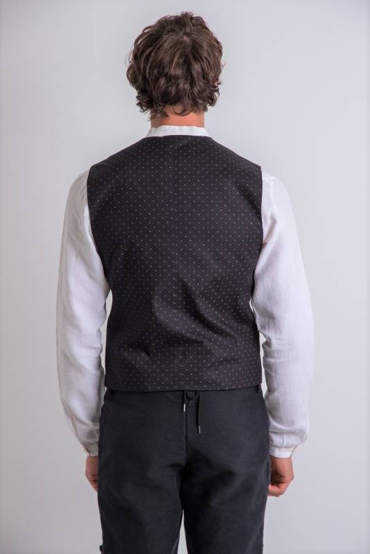 Rockmacherin Karl schwarz gemustert Flash Sale
