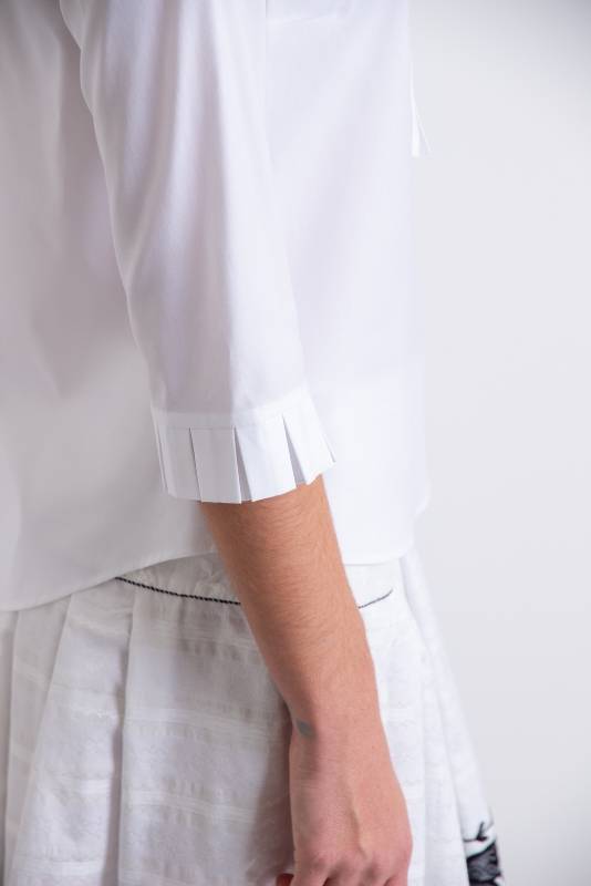Rockmacherin Susi Bluse Halbarm mit Kellerfalten Begrenzte Freigabe