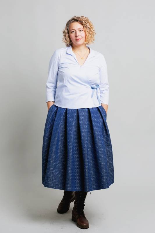 Rockmacherin Amdog Wadenlanger Trachtenrock mit edelem Jacquard aus Baumwollmischung Günstiger Verkauf