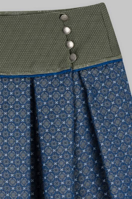 Rockmacherin Amdog Wadenlanger Trachtenrock mit edelem Jacquard aus Baumwollmischung Günstiger Verkauf