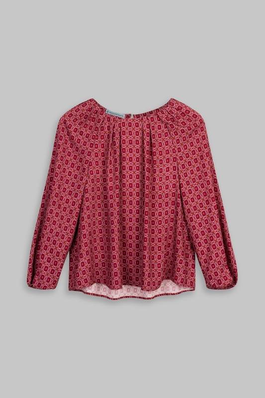 Rockmacherin Regula Elegante Damenbluse aus fließendem Viskoseflanell Rabatt