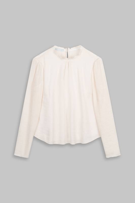 Rockmacherin Lucia Romantische Damenbluse aus Viskose-Crêpe Begrenztes Angebot