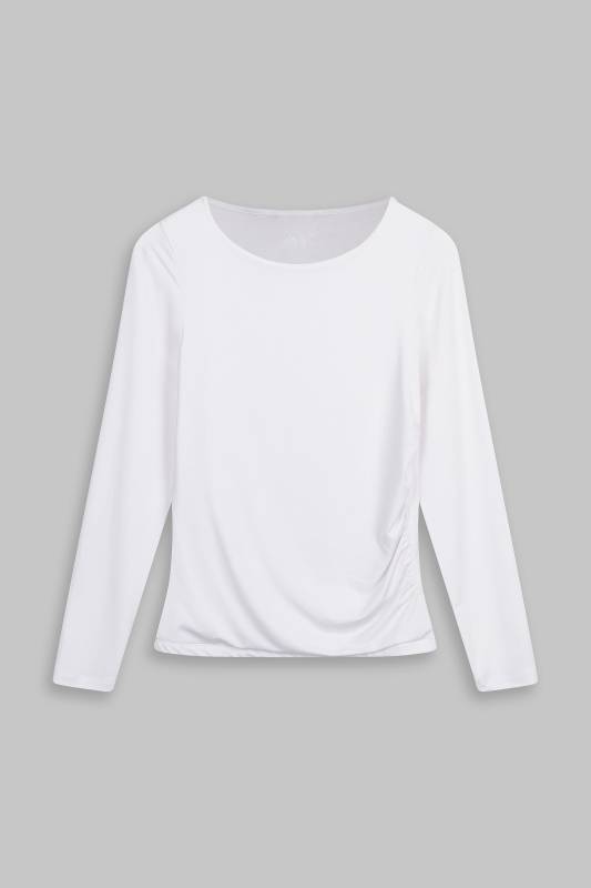 Rockmacherin Malou Langarm-Shirt mit Raffung Exklusivangebot