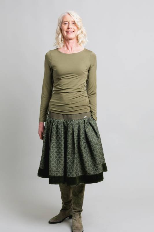 Rockmacherin Malou Langarm-Shirt mit Raffung Preisnachlass
