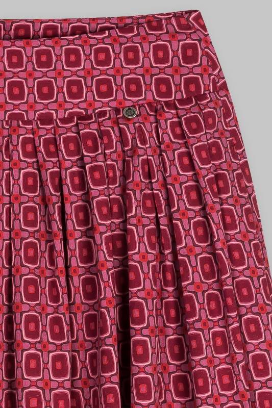 Rockmacherin Kalo Wadenlanger Rock mit Print und zwei Taschen Osterangebot