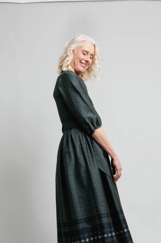 Rockmacherin Elena Vintagekleid mit Schärpe Exklusive Angebote