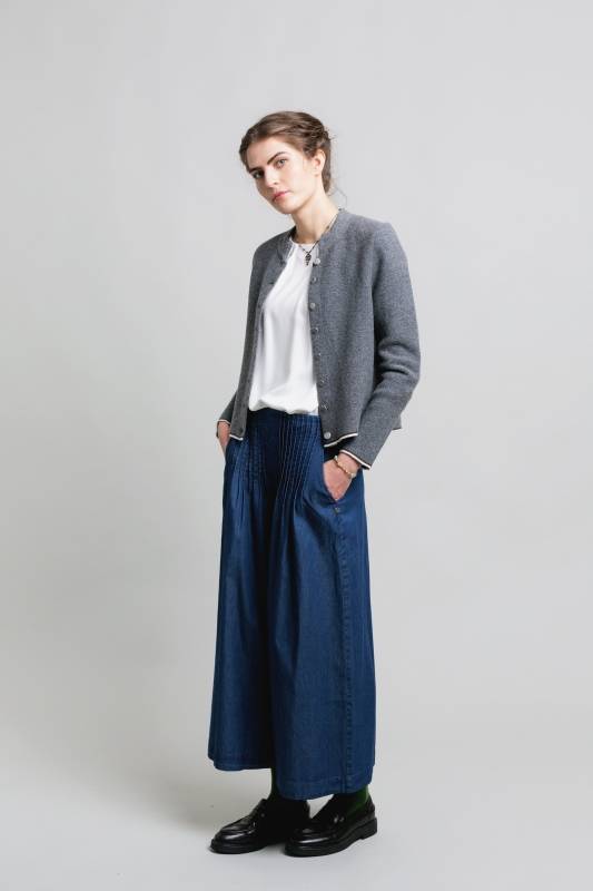 Rockmacherin Florentine Trachtenstrickjacke mit Stehkragen Tägliche Deals