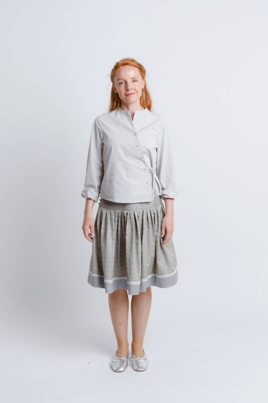 Rockmacherin Bierfuizl Damen-Trachtenrock mit Passe und edel leicht schimmenden Jacquard Neueste Stile