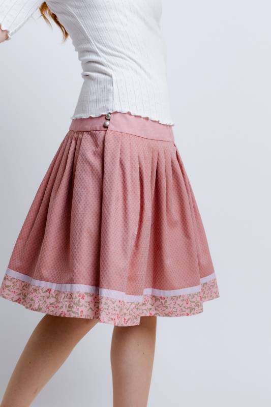 Rockmacherin Pfingstox Damen-Trachtenrock mit feinstem Baumwolljacquard Letzter Tag